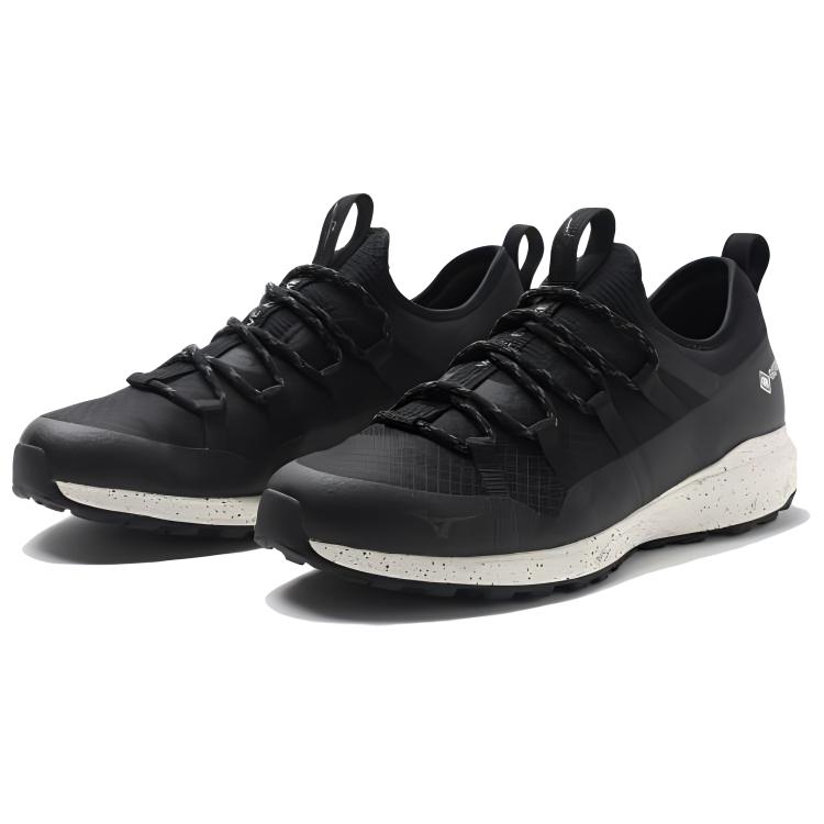 Mizuno Comfortable Shock Absorbing Durable Low Top Running Shoes Men sneaker Black B1GA220009