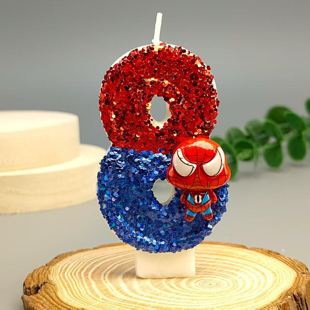 Cute Cartoon Digital Candles, Birthday Candles, Party Decorations