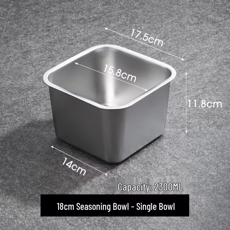 

Zhongjiang 304 Stainless Steel Square Seasoning Jars