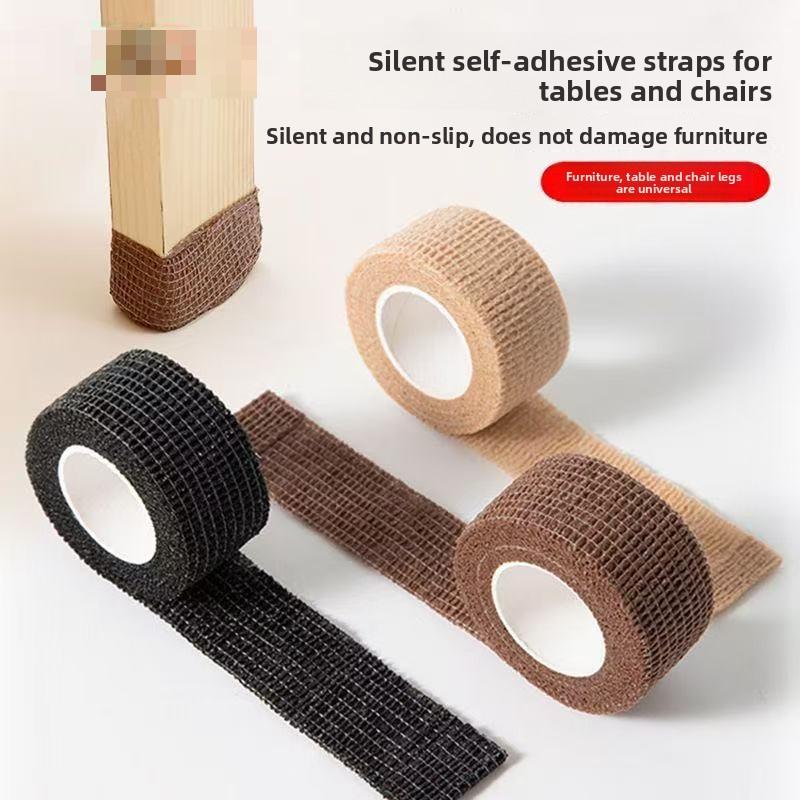 Noiseless Chair Leg Caps Anti-Slip Furniture Pads Self-Adhesive Tape for Chairs Tables Handles