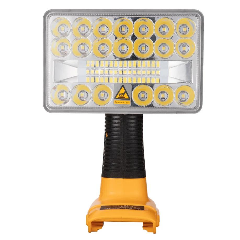 DCB200 Lamp Work Light Tool Light Spotlight Outdoor Light Led Light for Dewalt 18W 5 Inch 14.4V-20V Lithium Ion Battery DCB182
