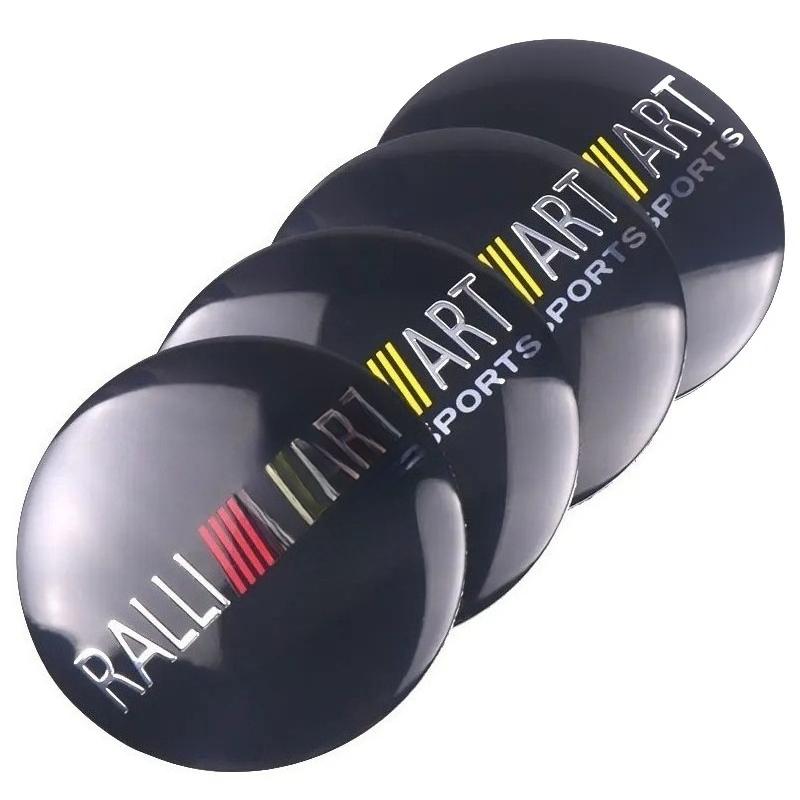 4pcs 56mm Car Aluminum Logo Wheel Center Hub Cap Badge Sticker Accessories
