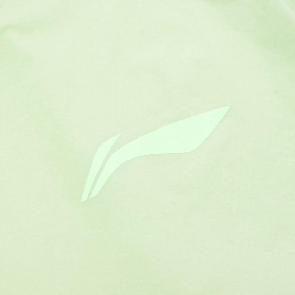 Li Ning Běžecká série Jednobarevná Lehká Slim Fit Sportovní Mikina Prodyšná Bunda s ochranou proti slunci Pánské bundy Bambusově zelená AFDT183-6