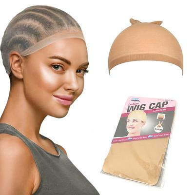 Peruka z syntetycznej koronki Cienka nylonowa czapka Premium Invisible Wig Caps Oddychająca, wysoce elastyczna czapka z łysiną Akcesoria do pończoch dla kobiet