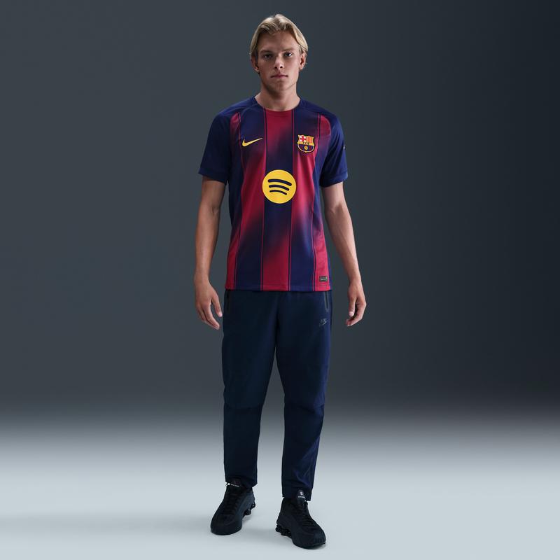 Nike Dri-Fit Stadium Collection FC 25/26 Barcelona Fashion Comfortable Quick-Dry Crew Neck Football Shirt Men tops HJ4611-456