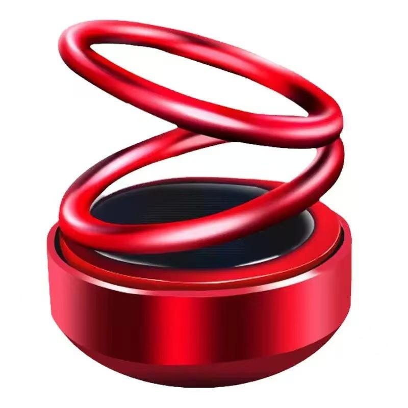 Solar-Powered Rotating Car Aromatherapy Ornament