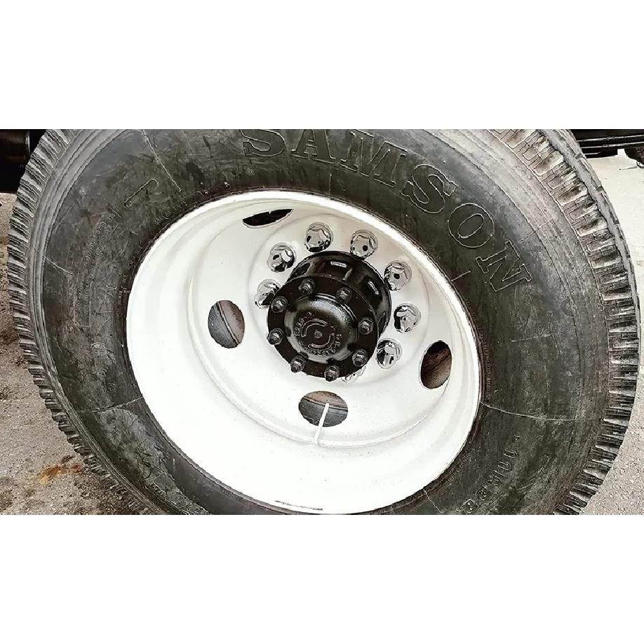 20PCS 33mm Chrome Lug Nut Covers Push On,ABS Chrome Plastic Push-on Bullet Flanged Lug Nut Covers for Semi Trucks