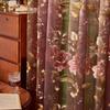 1PC NAPEARL 10-20% European Style Retro Light Luxury Embroidered Translucent Thin Sheer Curtain for Living Room Bedroom Home Decor