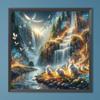 5D DIY Full Round Drill Diamond Painting Rabbit Kit Home Decor Art Craft 40x40cm