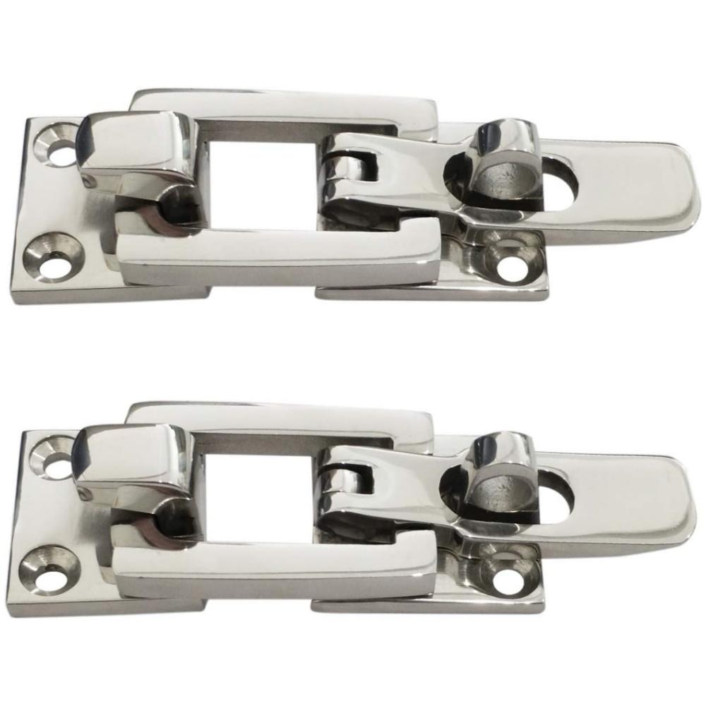 316 Stainless Steel Buckle With Lock Hole Hatch Buckle Marine Yacht Safety Latch Ship Lock Buckle Yacht Accessories
