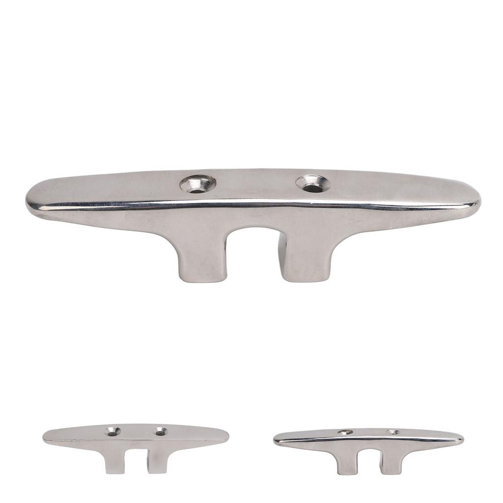 Boat Dock Cleat Stainless Steel Deck Rope Tie Down  Line Cleat Holder for Ship Marine