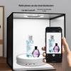 Color-Changing Rotating Display Stand with Remote Control for Live Streaming and E-commerce Shooting
