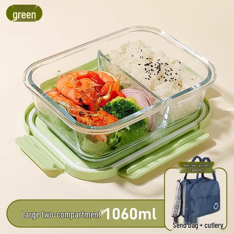 ZISIZ Glass Lunch Box