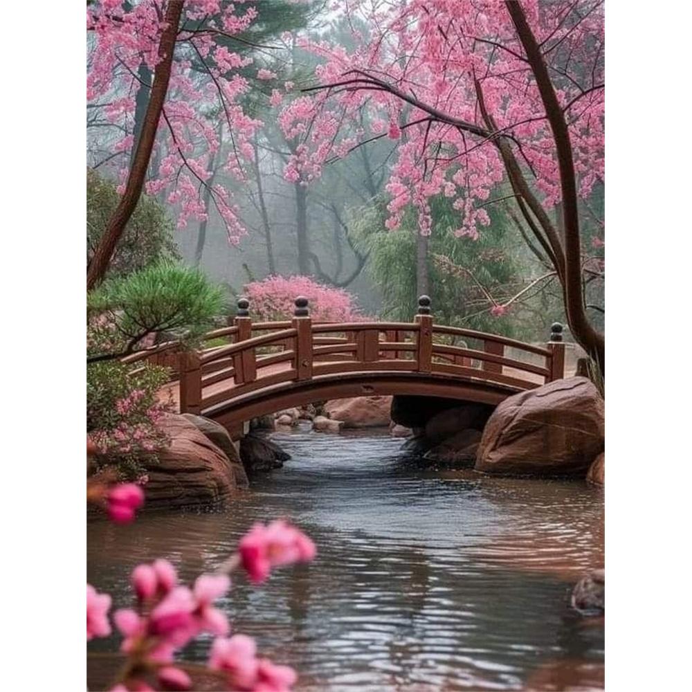 Diamond Painting 5D Diamond Mosaic Landscape Scenery Kits Embroidery Diamond Art Kit Needle Arts Craft Home Decoration