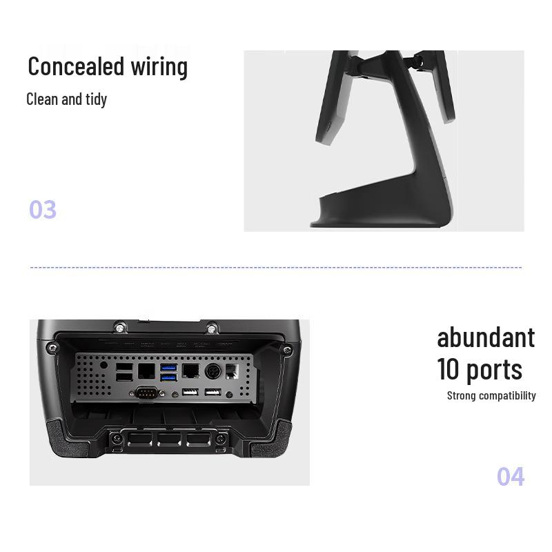 Histone Çift Ekranlı Windows POS Sistemi CN fişli (adaptör dahil)