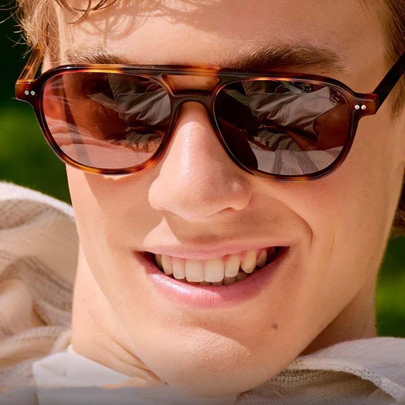 Vintage Big Square Sunglasses Unisex UV400 Black Frame Designer Shades for Men Women