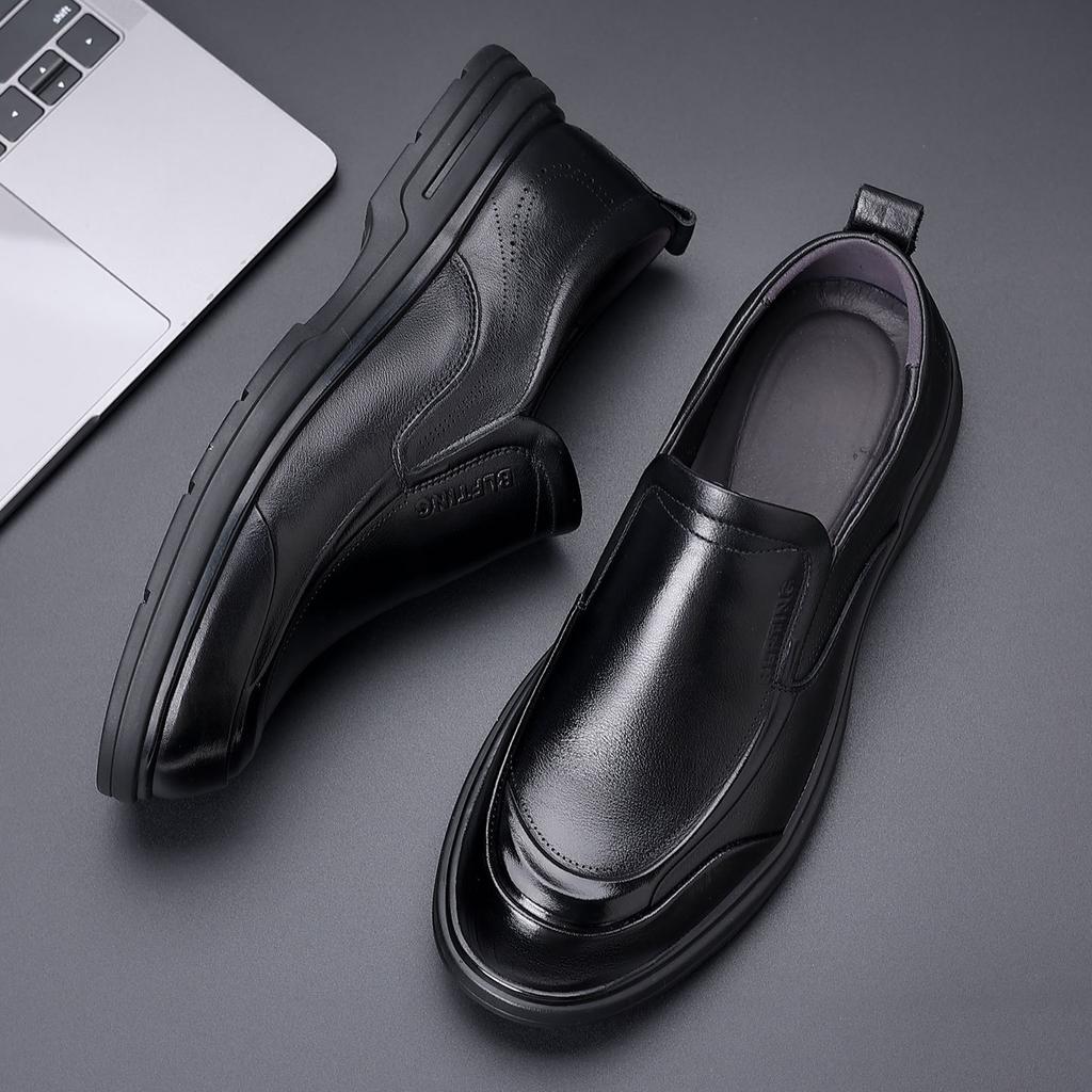 Genuine Leather Shoes for Men 2026 New Designer Business Dress Shoes Male Fashion Casual Black High Quality Loafers Man