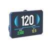 P16 Car Hud Obd2 Lcd Meter Head Up Display Speedometer Kmh,Mph Tachometer Water Temp Fuel Consumption Turbo Pressure