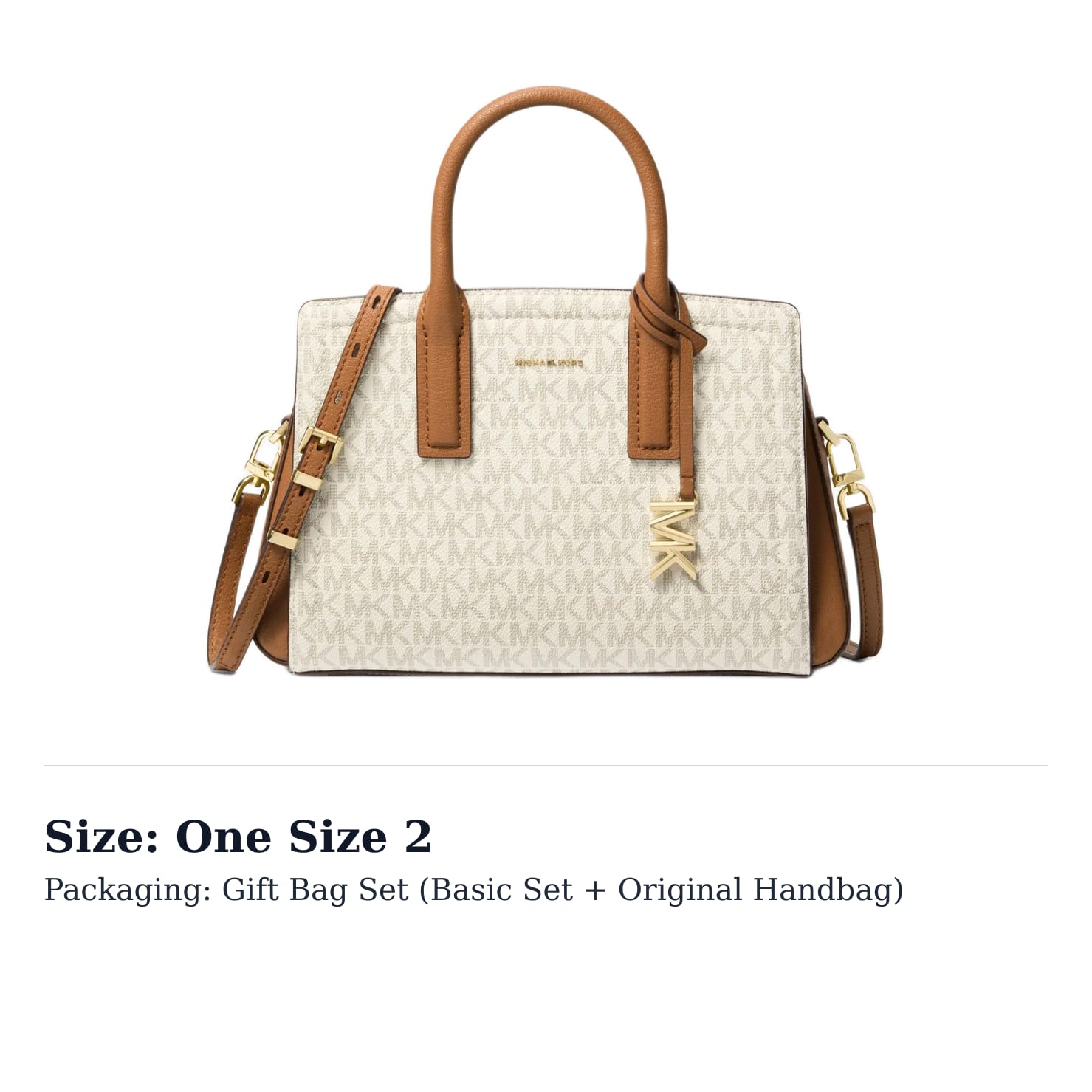 MICHAEL KORS Laila Handbags 30S5G9IS1B-VANILLA-ACRN One