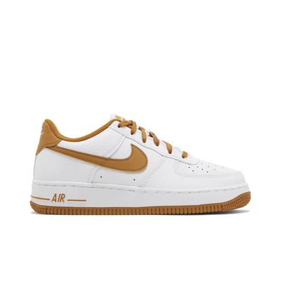 Air Force 1 Grade School 'White Desert Ochre' (Unisex) White / Desert Ochre Kids' Skateboarding Shoes FJ0706 100