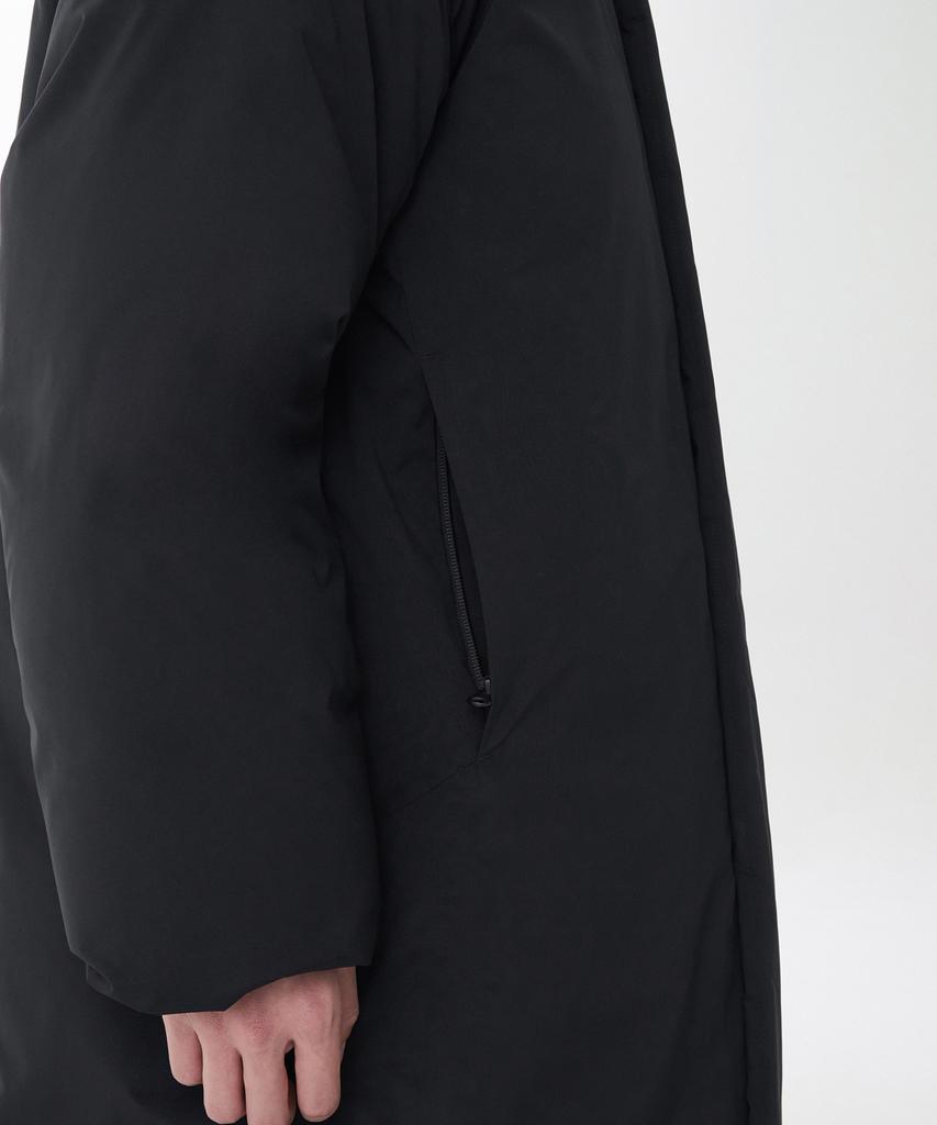 Musinsa Standard Minimal Hooded Long Down Parka [Black]