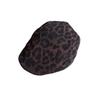 Vintage Leopard Print Newsboy Cap With Sun Protection For Casual Women And Men