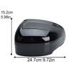 Rearview Mirror Cover Shell Cap For VOLVO XC60 2018     Glossy Black Side Mirror Cover Shell Cap Car Accessories