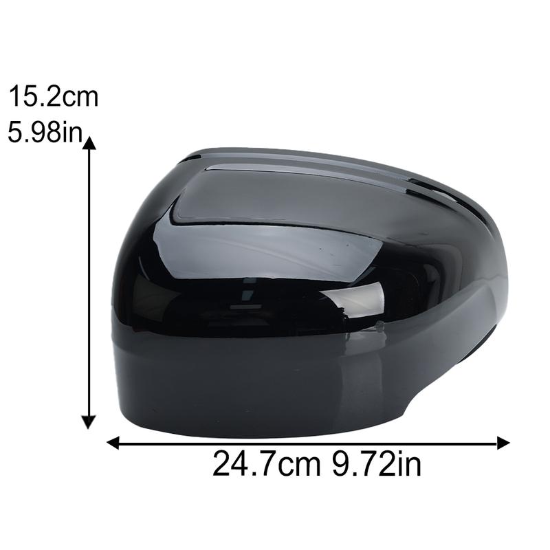 Rearview Mirror Cover Shell Cap For VOLVO XC60 2018     Glossy Black Side Mirror Cover Shell Cap Car Accessories