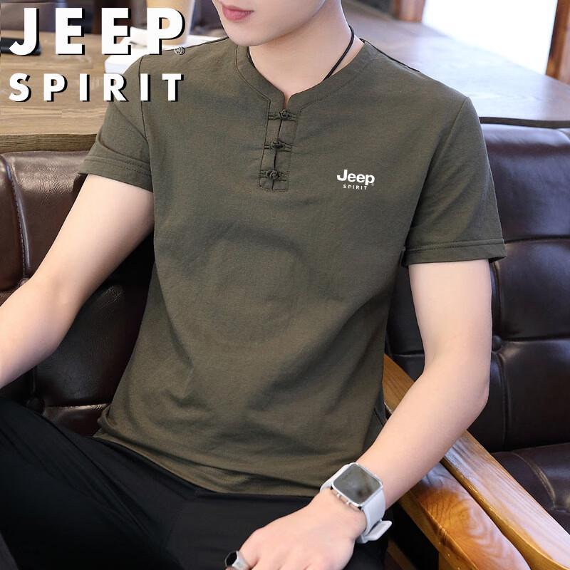 JEEP SPIRIT Men s Slim Fit Henley T-Shirt XL