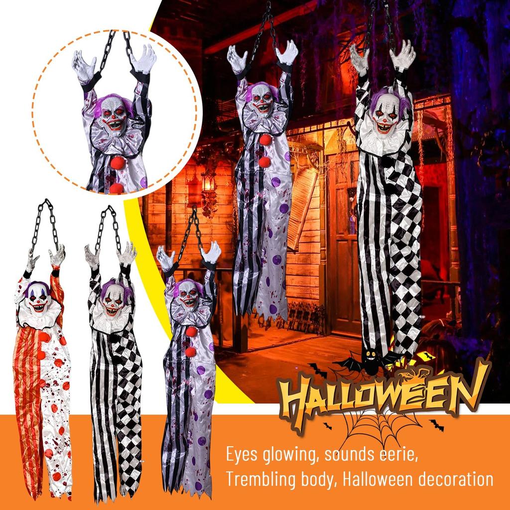 Halloween , Glowing Eyes, Eerie Voice, Trembling Body, Halloween Decoration, Outdoor Haunted House, Outdoor Prop Decoration