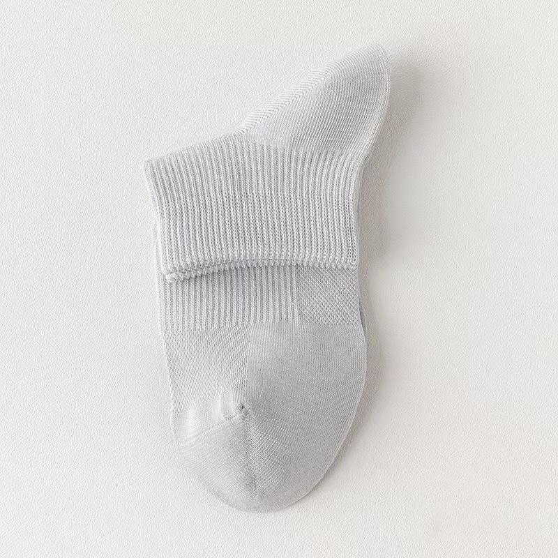 Damen Socken 95% Baumwolle Neu Hohe Qualität Frühling Sommer Baumwolle Atmungsaktives Netz Einfarbig Kurz Candy Antibakteriell Deodorant