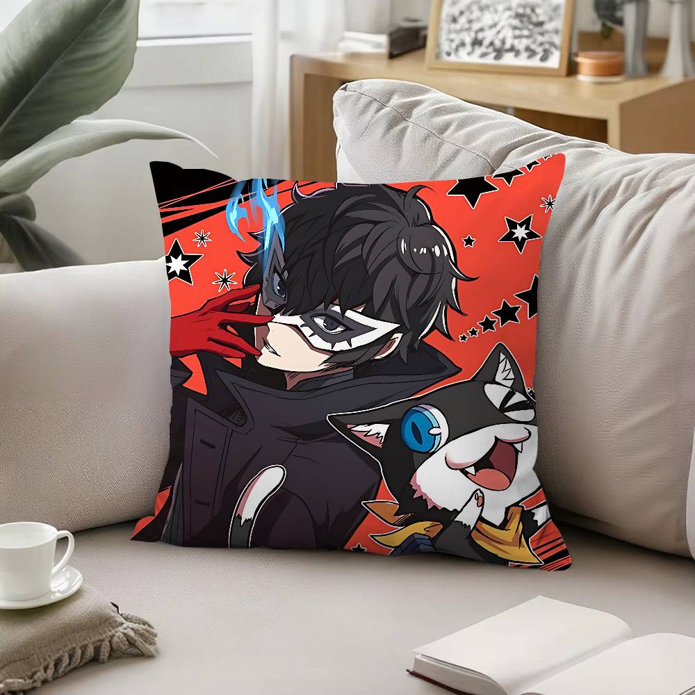 Game Joker Panther Mona Pillow Case Cushion Cover Soft Cute Throw Pillow Case For Car Sofa Pillowcase Polyester With Zipper