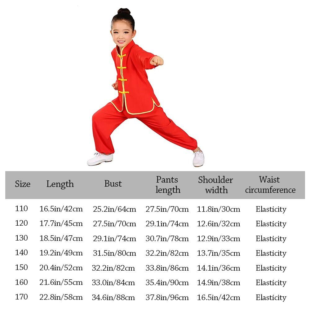 Chinese Wushu Costume Traditional Tai Chi Uniform Fashion Martial Art Uniform Children