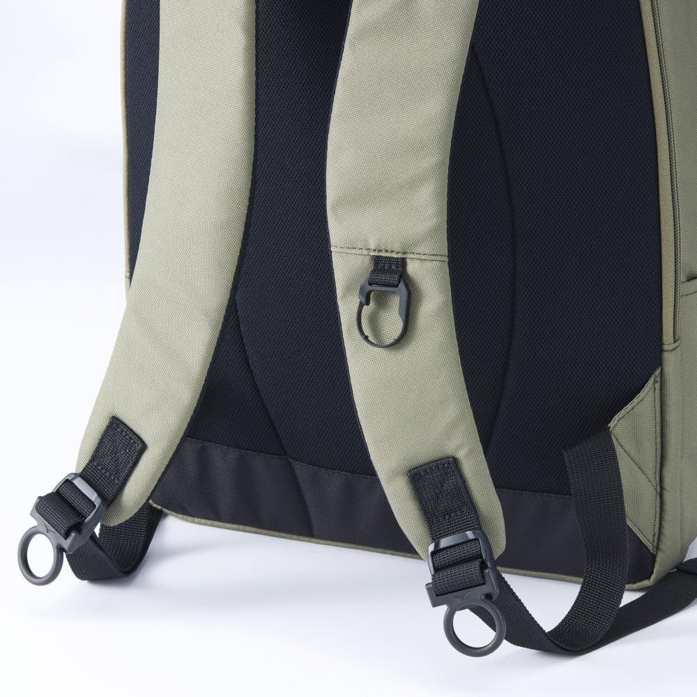 Mizuno Colore Backpack 22, Stylish and Popular Backpack for School, Travel, and Excursions, Antibacterial and Antiviral, B3JDC001, Red, L31xW16xH44