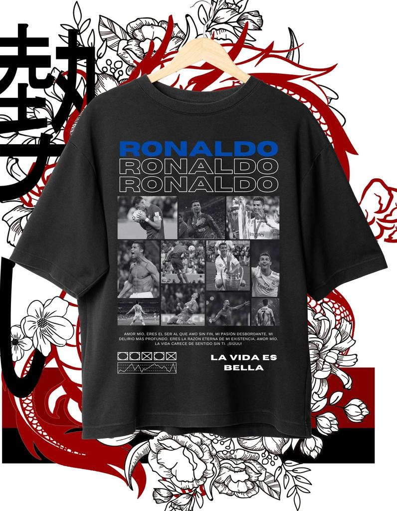 Men's Casual Wear Tee Portugal C Ronaldo CR7 Short Sleeved T-shirt Women Loose Large Size Tshirt Cotton No. 7 Riyadh Jersey Tops