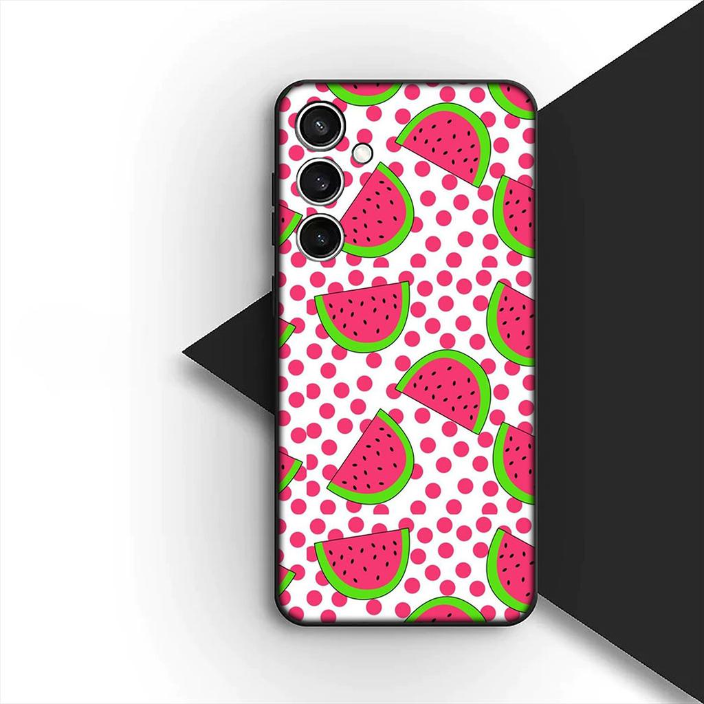 Cover for Samsung Galaxy S10 S8 S9 Plus A33 A34 A31 70 A71 A72 Note 20 9 8 S10E Phone Case Watermelon Fruit Strawberry Summer