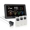 Ketotek Wireless Weather Station Indoor Outdoor Weather Forecast Station with Outdoor Sensor Digital Temperature and Humidity Gauge