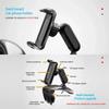 ABS Mobile Phone Sun Visor Holder Dashboard Car 360 Degree Rotation Phone Holder Auto Rear View Mirror Phone Support Accessories