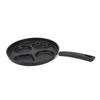 Aluminum Alloy Egg Frying Pan Black Breakfast Cooker Pan Durable Frying Pan  Pancake Bacon Burger