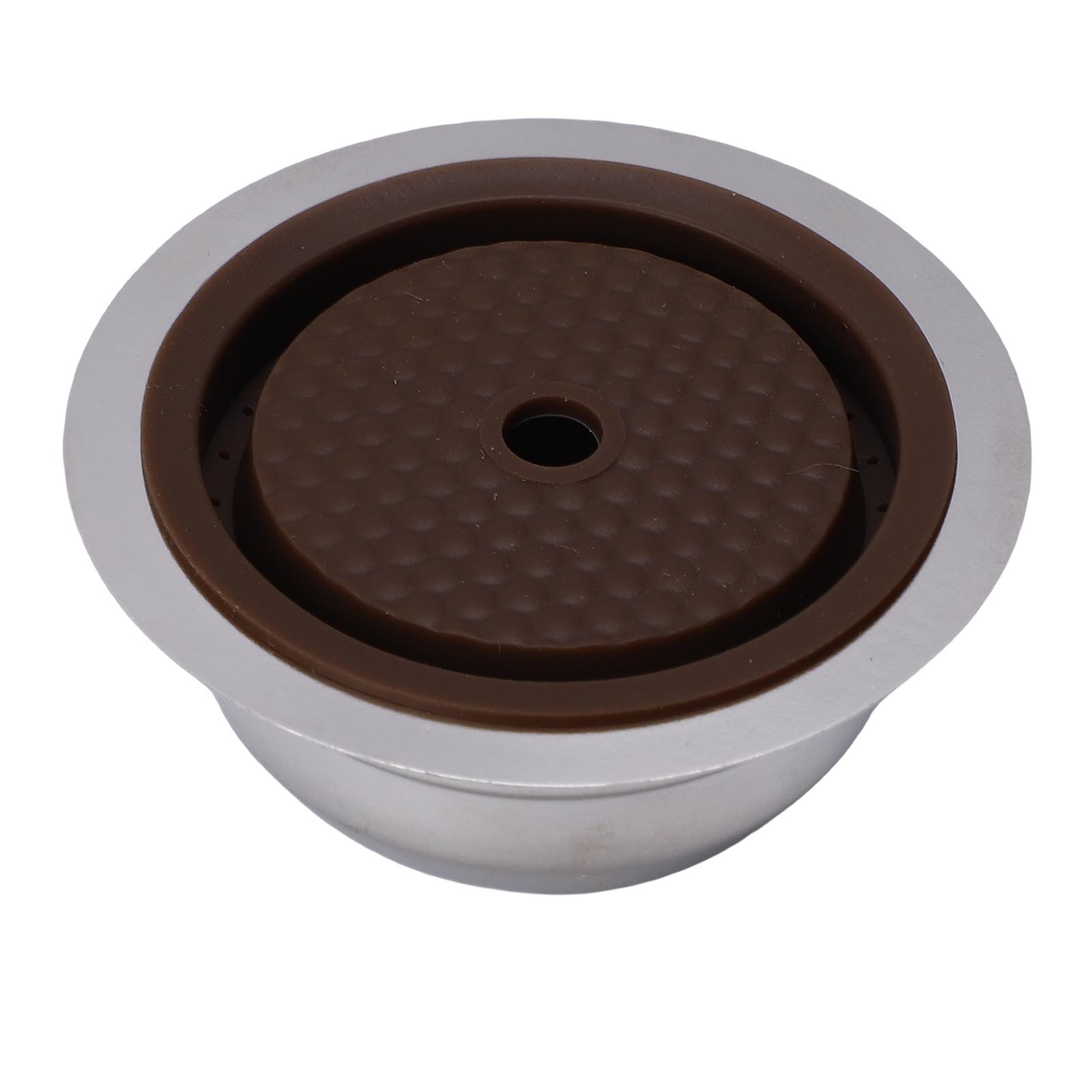 

Reusable Coffee Capsule Fit for Line Coffee NaMachine 304 Stainless Steel Refillable Coffee Filter Pod with Brush Spoon