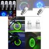Bright Multicolor Motorcycle Car Tire Valve Cap Lights With Sensory Shock Wheel Accessories