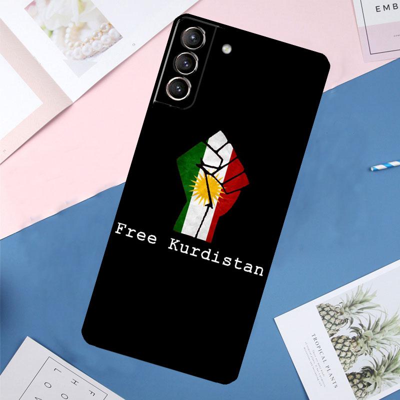 Kurdistan Flagge Hülle Für Samsung Galaxy S25 Ultra S24 S23 S22 S21 Ultra S9 S10 Plus S23 FE S25 FE Rückabdeckung