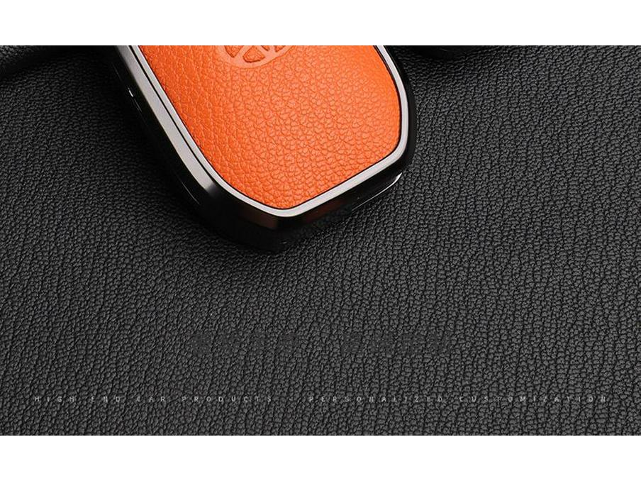 Skórzany Etui na Kluczyki do Toyota Camry, Highlander, Prado, Land Cruiser, Venza, RAV4 - 9. Gen