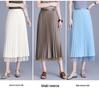 Spring 2026 Reversible Mesh Pleated A-line Midi Skirt
