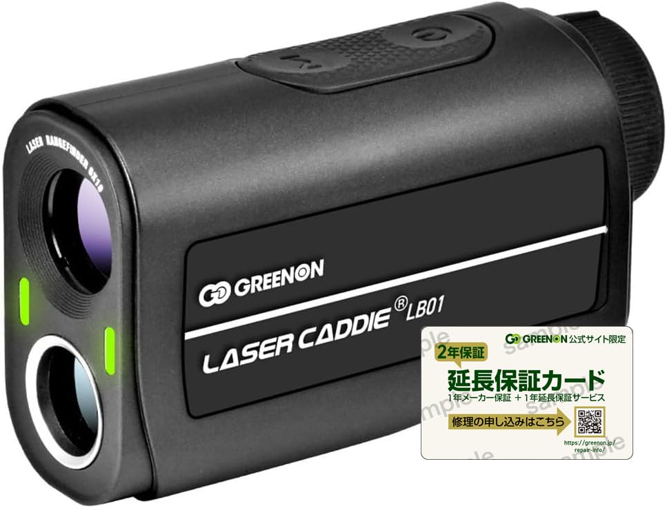 

GreenOn LASER CADDIE LB01 Golf Laser Rangefinder with Continuous Measurement with Warranty 3-Point (Black) 2-Year чёрный
