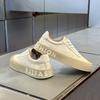Platform Casual Shoes Autumn New Matte Leather Breathable Board Shoes Trendy Shoes Dnh