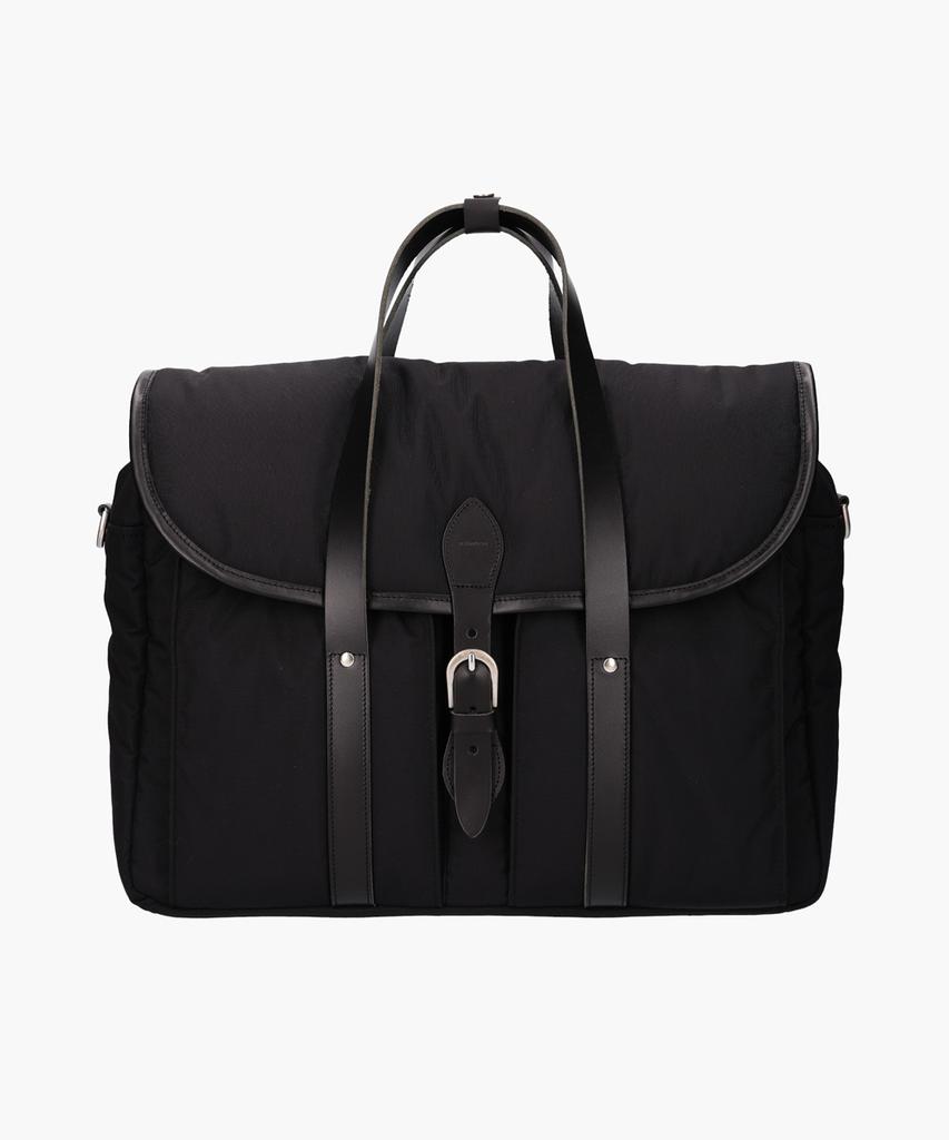 Thetung [Japanese Material_Ieum] Premium Leather Trim Business Tote Bag [Black]