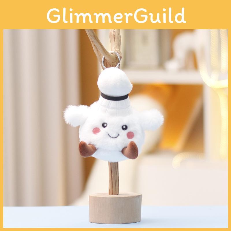Featherball Plush Unique Doll Animal Keychain Girls Stylish Handbag Decoration