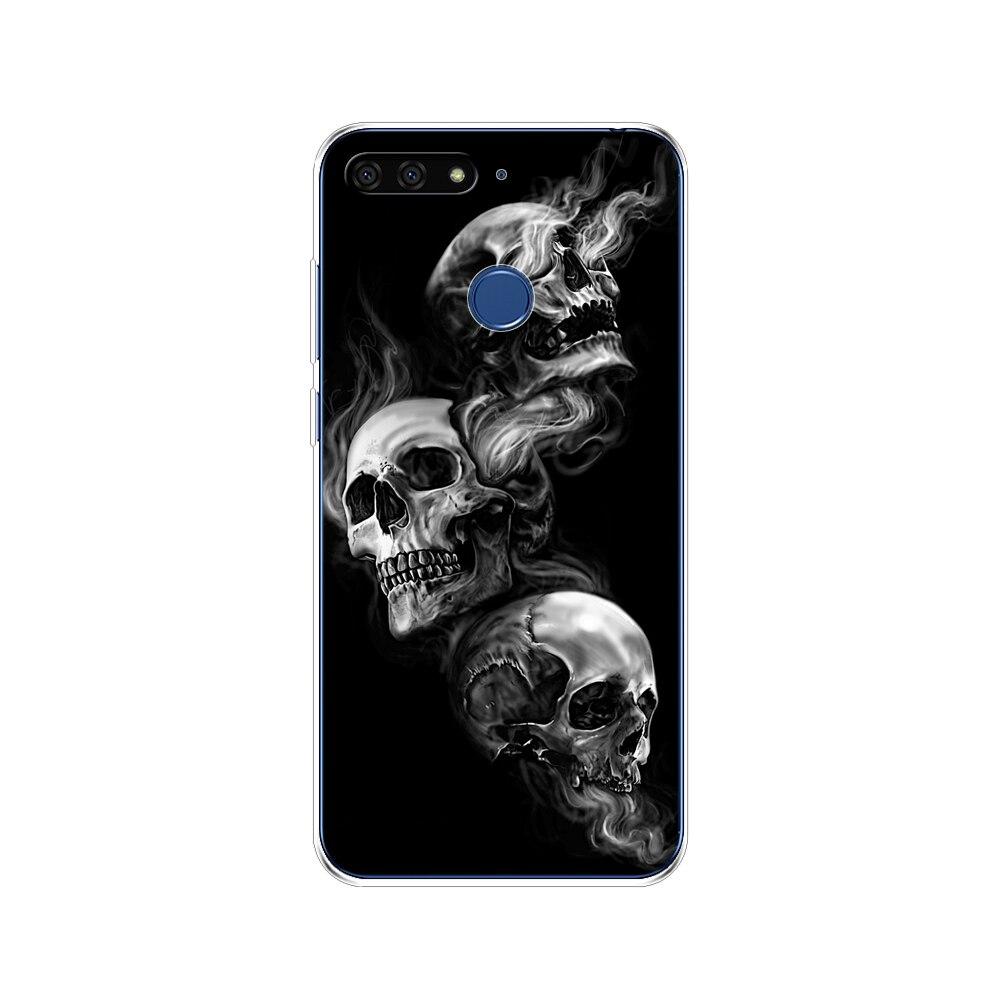 Pro Huawei Honor 7C 5,7 palcový kryt pouzdra Měkký silikonový TPU Roztomilý kryt Zadní ochranné pouzdro na telefon Pro Huawei honor 7c Aum-L41 tašky