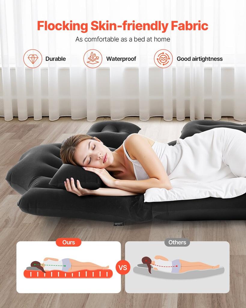 Car Air Mattress Inflatable Car Camping Travel Sleeping Bed SUV MPV Sedan